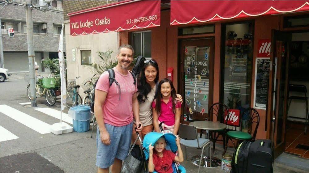 Vitti Lodge & Family Apartment - Hostel Osaka Exteriör bild